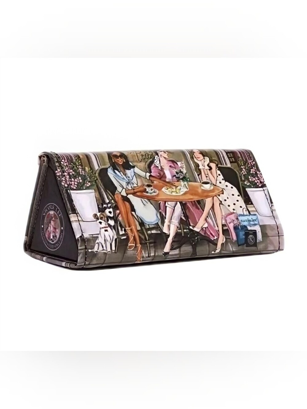 Nicole Lee Foldable Sunglasses Case Readers Glasses Holder NWT - Picture 4 of 6
